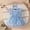 Blue, variant on Infant Girl Dress Casual Dress Girls Toddler Birthday Dress Fancy Dress For Girls Newborn Clothes 3-6 Months Cute Girl Clothing