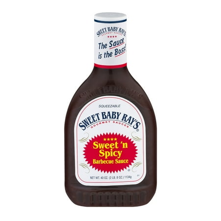 (2 Pack) Sweet Baby Ray's Sweet 'n Spicy Barbecue Sauce, 40 (Best Store Bought Bbq Sauce)