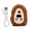 Brown, variant on BIMZUC USB Mini Hand Warmer Rechargeable Portable Electric Heater Digital Display Cute Plush Animal Shaped Brown (5.51 inches / 14 cm)
