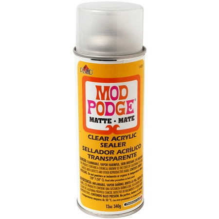 Plaid Mod Podge Acrylic Sealer Aerosol Matte 12oz