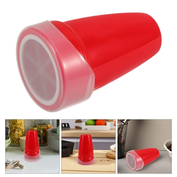 Amosfun Cinnamon Sugar Shaker with Lid Flour Sifter Handheld Design Sifting Cooking Enthusiasts 1Pack