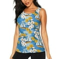 thumbnail image 2 of Haiem Flower and Sail Boat Workout Tank Tops for Women, Athletic Sports Slim-Fit Tank Tops, Compression Sleeveless Dry Fit Shirts,Athletic Shirt-Large, 2 of 9