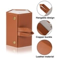 thumbnail image 4 of Deago Sunglasses Travel Organizer 5 Slots PU Foldable Glasses Case Multiple Eyeglasses Storage Box Hanging Eyewear Holder, 4 of 7