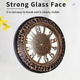 thumbnail image 2 of VOCOO 12'' Wall Clock Retro Silent Large Vintage Clocks Decorative for Kitchen Living Room Bedroom - Coppery, 2 of 12