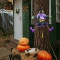 thumbnail image 4 of Crashing Witch Betty Bash Halloween Prop Door Cover Hanging Halloween Decoration Crashing Witch into Tree Decor for Tree Door Porch Funny Outdoor Garden Decor, 4 of 8