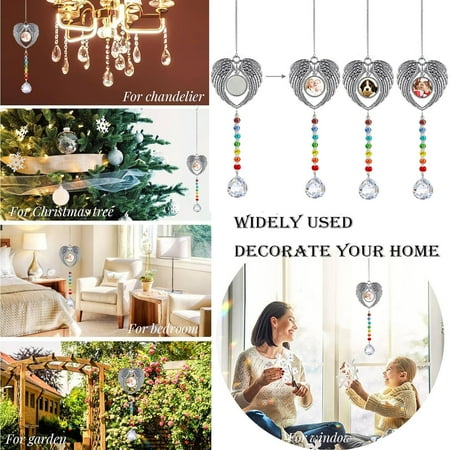 

YIJIAKEJILSL Chandelier Christmas Decorations Stained Glass Window Panel with Chain Vintage Christmas Cutouts Decorations Vintage Christmas Icicles Christmas Cake Decorations Wreath Seashell Garland