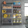 thumbnail image 4 of Ktaxon Unité d'Étagères en Fil Métallique à 5 Étagères Garage Hauteur Réglable Robuste Commercial, 4 of 4