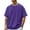 Purple, variant on Men's Sports T Shirt Short Sleeved Basketball Warm Up Quick Drying Sweat Wicking Trendy Athletic Apparel for College Students