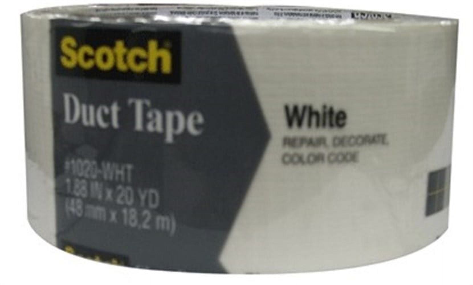 3M 7100085114 White Duct Tape 3920-WH, 1.88 in x 20 yd (48 mm x 18, 2