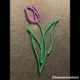 thumbnail image 2 of Glowneon Tulip Flower Neon Sign, Tulip LED Sign, Floral Neon Sign, Chamomile Neon Light, 2 of 3