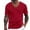 Red, variant on European Solid Color Men Casual Versatile Business Foreign Trade Sports Comfortable V Neck Short Sleeved T Shirt Big Tall T Shirts for Men