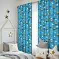 thumbnail image 5 of Blackout Kids Curtains,Cartoon Construction Vehicles Cones Childrens Insulated Curtains Set Of 2,Bedroom Essentials,Toddler Room Decor 52"x84", 5 of 5