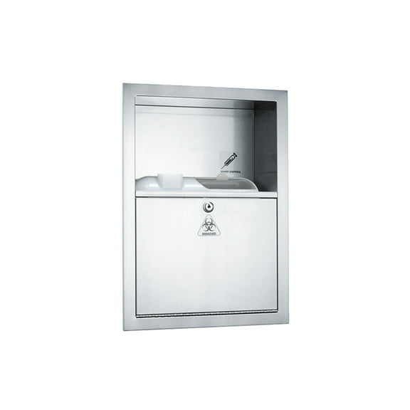 ASI-0548 - Traditional™ - Sharps Disposal Cabinet - Container Not Included - Recessed