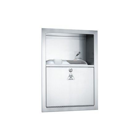 ASI-0548 - Traditional™ - Sharps Disposal Cabinet - Container Not Included - Recessed
