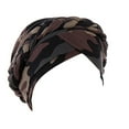 thumbnail image 3 of Women Turban Head Wrap Pre-Tied Bonnet Beanie Hat Sleeping Cap Headwrap, 3 of 8
