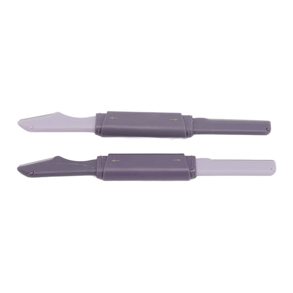 Cuchillo Recortador De Cejas, Recortador De Cejas De Acero Inoxidable, Lavable Con Agua, Extremos Dobles Con Cubierta Para Uso Diario
