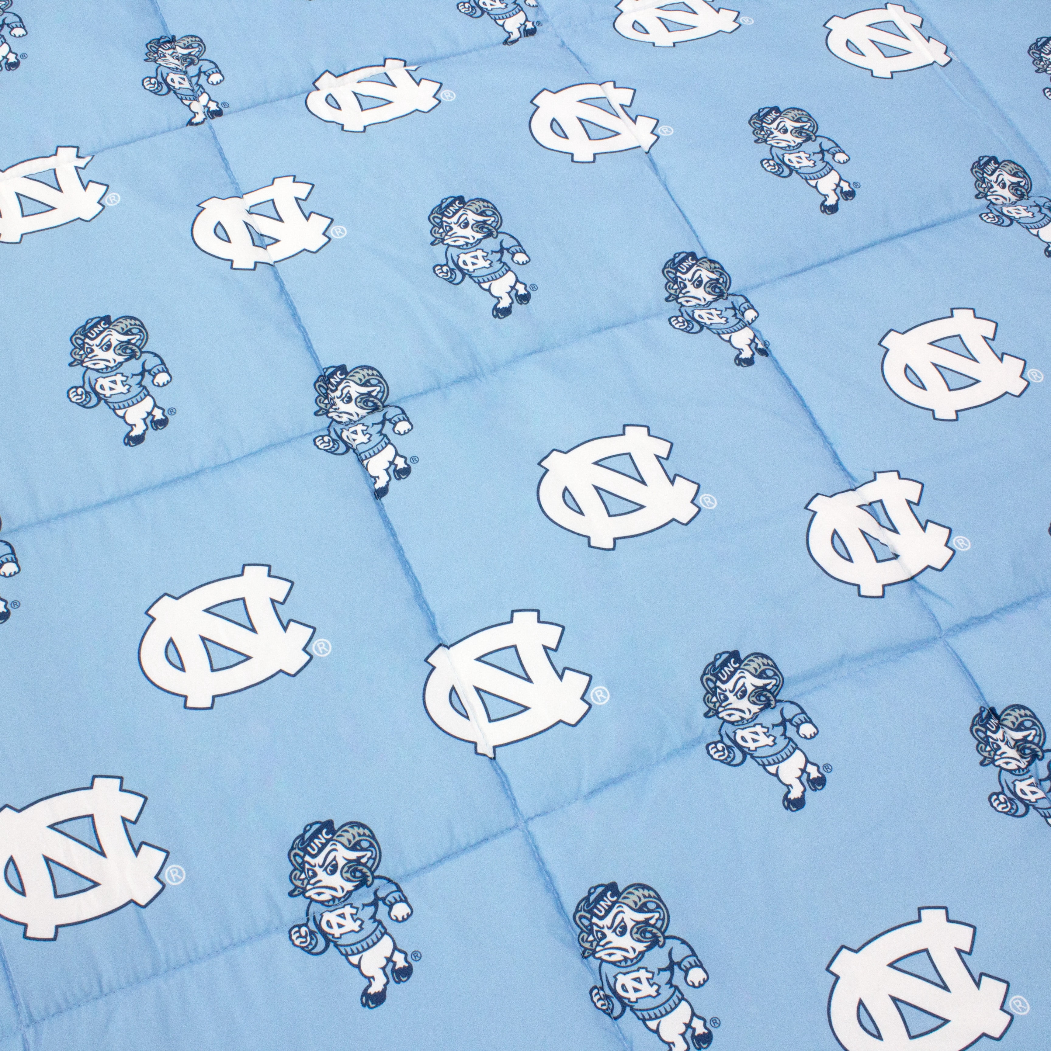 College Covers North Carolina Tar Heels Reversible Big Logo Soft and Colorful Comforter Twin