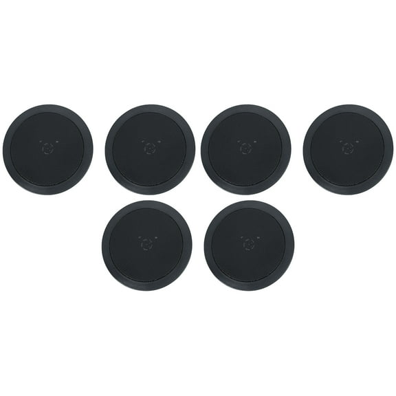 6 Rockville HC55-16 Black 5.25" 300 Watt In-Ceiling Home Theater Speakers 16 Ohm