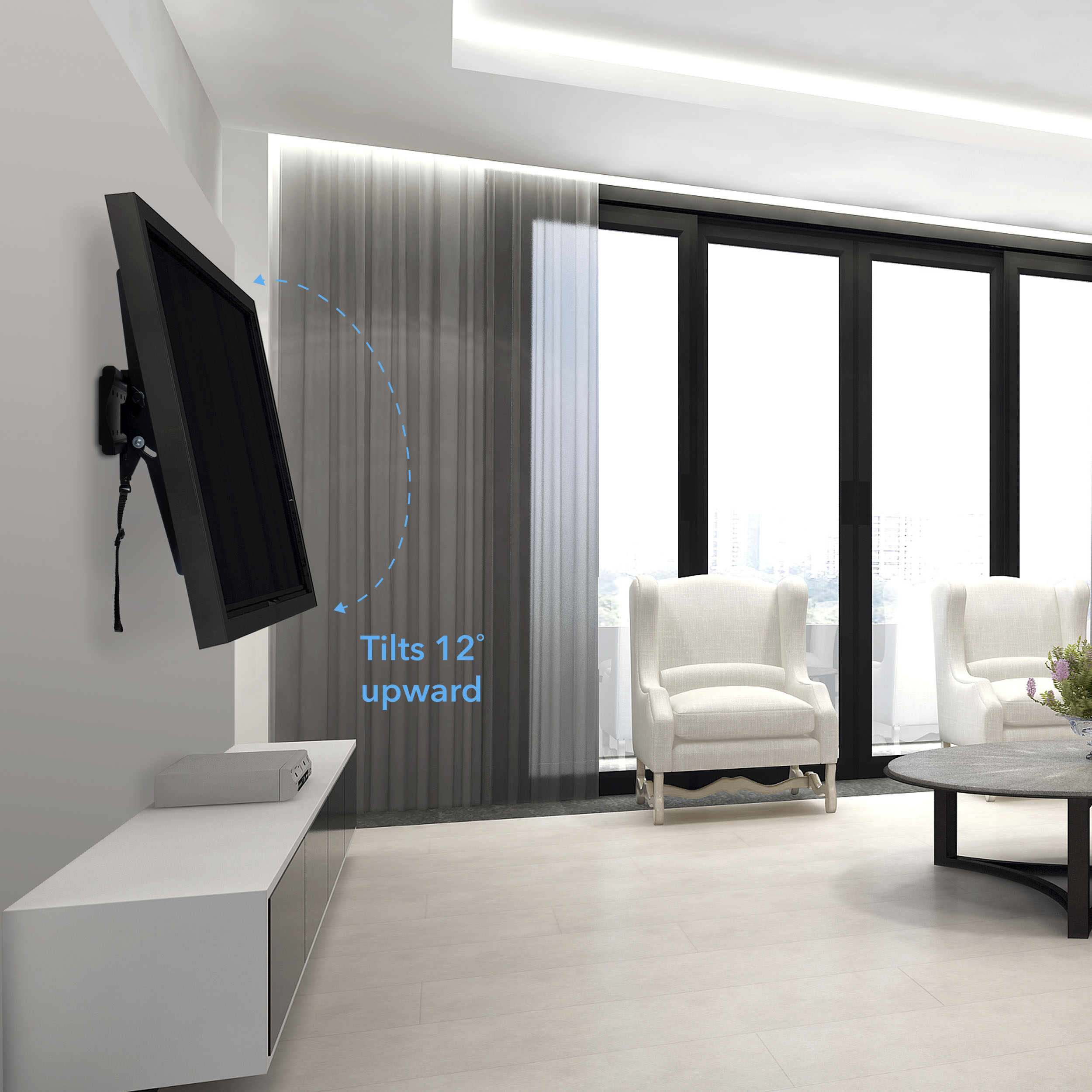 ONN Tilting Wall Mount for TVs, Multiple Sizes