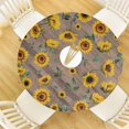 thumbnail image 3 of Lemon Small Fitted Tablecloths with Elastic Edge Round Tablecloth Fitted for Table 39-51 Inches Round Water Proof Easy to Clean for Party Outdoor Picnics Table Cloth, 3 of 6