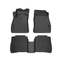Husky Liners 95631 Weatherbeater Floor Mats Fit 2014-2019 Nissan Sentra Front/2nd Row Liners 3pc Black
