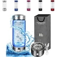 thumbnail image 1 of Botella de agua de hidrógeno Hahalestore Voior recargable de 420 ml, 1 of 7