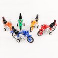 thumbnail image 6 of HOOWIFFY Kids Motorcycle Toy Set, 4pcs Plastic Motorbike Toys with Inertial Friction Power for Indoor Play, 6 of 6