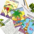 thumbnail image 4 of Kalysky 3 PCS Adult Coloring Books, Flowers Nature Landscapes Animals,Coloring Book for Adults,Brain Game, 4 of 10