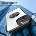 thumbnail image 5 of Funda transparente con diseño de armadura para iPhone 12 Pro Max de 6.7 pulgadas con soporte giratorio de 360 grados, impermeable, resistente a arañazos, antideslizante y a prueba de golpes., 5 of 5