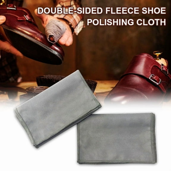 Premium Shoe Shining Cloths Microfiber Flanne Best for Buffing/Cleaning & Polishing Leather
