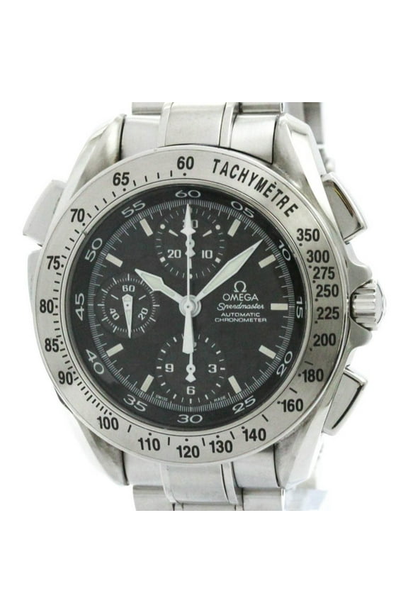 Pre-Owned Polished OMEGA Speedmaster Split Second Steel Automatic Watch 3540.50... (Good)