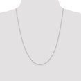 thumbnail image 2 of 14K White Gold necklace Cable chain Pendant 24 in 1.2 mm, 2 of 5