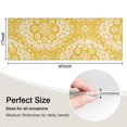 thumbnail image 5 of Yellow Ethnic Floral Pattern Kitchen Rug Mat,Kitchen Runner Rugs Non Skid Washable,Decorative Kitchen Floor Mats for Kitchen,Sink,Laundry,17"X47", 5 of 5
