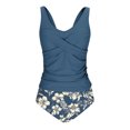 thumbnail image 5 of Liquidation sous 9$ Vmvidoty Mode Femmes Été Imprimé avec Coussin de Poitrine et Sans Armature Bikini Dos Nu Aguichant Maillot de Bain Fin d'Année Liquidation Marine TG, 5 of 5