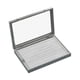 thumbnail image 5 of Caja de exhibición de anillos jinwen organizadora de joyas decorativa a prueba de polvo 35 cm x 24 cm x 5 cm, 5 of 8
