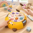 thumbnail image 2 of TOYOUME Large Hammering Toy Early Education Desktop Interactive Set, 1 Count, Yellow, 2 of 6