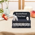 thumbnail image 5 of 1 Pcs Books Read This Year Tracker, Decorative Read Challenge Reading Tracker, 3D Printed Book Tracker Sign, Bookshelf Accessories Library Decor Gift for Librarians, Writers, 5 of 6