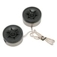 thumbnail image 5 of 2PCS 350W Mini Dome Tweeter Round Speaker Stick On Black Universal Automobile Audio System, 5 of 8