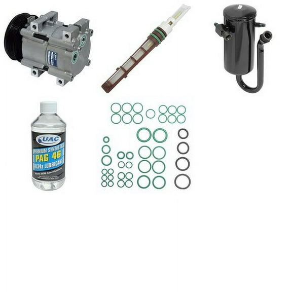 A/C Compressor and Component Kit -- Compressor Replacement Kit Fits select: 1990-1993 FORD F150, 1990-1993 FORD BRONCO