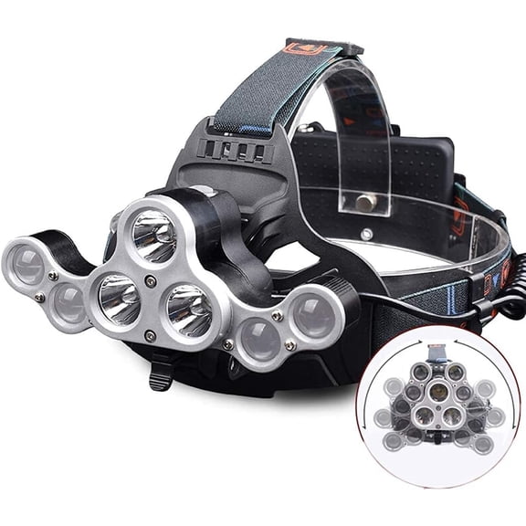 Super Bright Headlamp Work Headlight Head Lamp for Outdoor Camping Cycling Hiking Fishing Walking