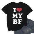 thumbnail image 3 of MOUSYA Valentines Shirt for Men Cute Heart Graphic Tee Birthday Anniversary Present Shirts Couples Matching Tee Tops, 3 of 9