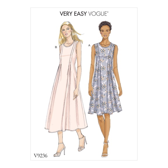 Vogue Pattern Vogue by McCalls' Sewing Pattern Misses' Dresses-14-16-18-20-22