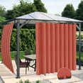 thumbnail image 1 of Rideaux Intérieurs Extérieurs pour Patio \ Panneau de Rideau à Oeillets Bloquant le Soleil pour Intimité, Rideaux Résistants aux Intempéries pour Gazebo, Véranda avant, Pergola, Kaki G x H Panneau, 1 of 9