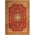 thumbnail image 1 of Ahgly Company Indoor Rectangle Medallion Orange Traditional Area Rugs, 2' x 5', 1 of 1