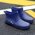 thumbnail image 6 of KANG Water Shoes Men's Dining Car Washing Low Top Work Shoes Kitchen Shoes Rain Boots Collar Gardening Boots Ultra Lightweight Portable Garden Shoes, 6 of 7