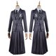 thumbnail image 1 of Traje de heroína de la familia Wednesday Addams Traje de cosplay de uniforme escolar para niñas XXL Ndcxsfigh libre de BPA, 1 of 4