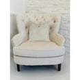 thumbnail image 2 of Plutus Brands Mystical Iceberg Throw Pillow in White and Silver Tones, 2 of 3