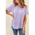 thumbnail image 5 of Women's Orchid Petal Casual Crew Neck Tee – Short Sleeve Everyday Essential for Summer, 3XL, 5 of 5
