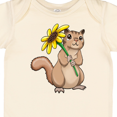 thumbnail image 4 of Inktastic Cute Chipmunk with Sunflower Boys or Girls Baby Bodysuit, 4 of 5