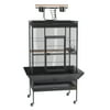 Prevue Pet Products Select Wrought Iron Bird Cage 30" x 22" x 63", Black
